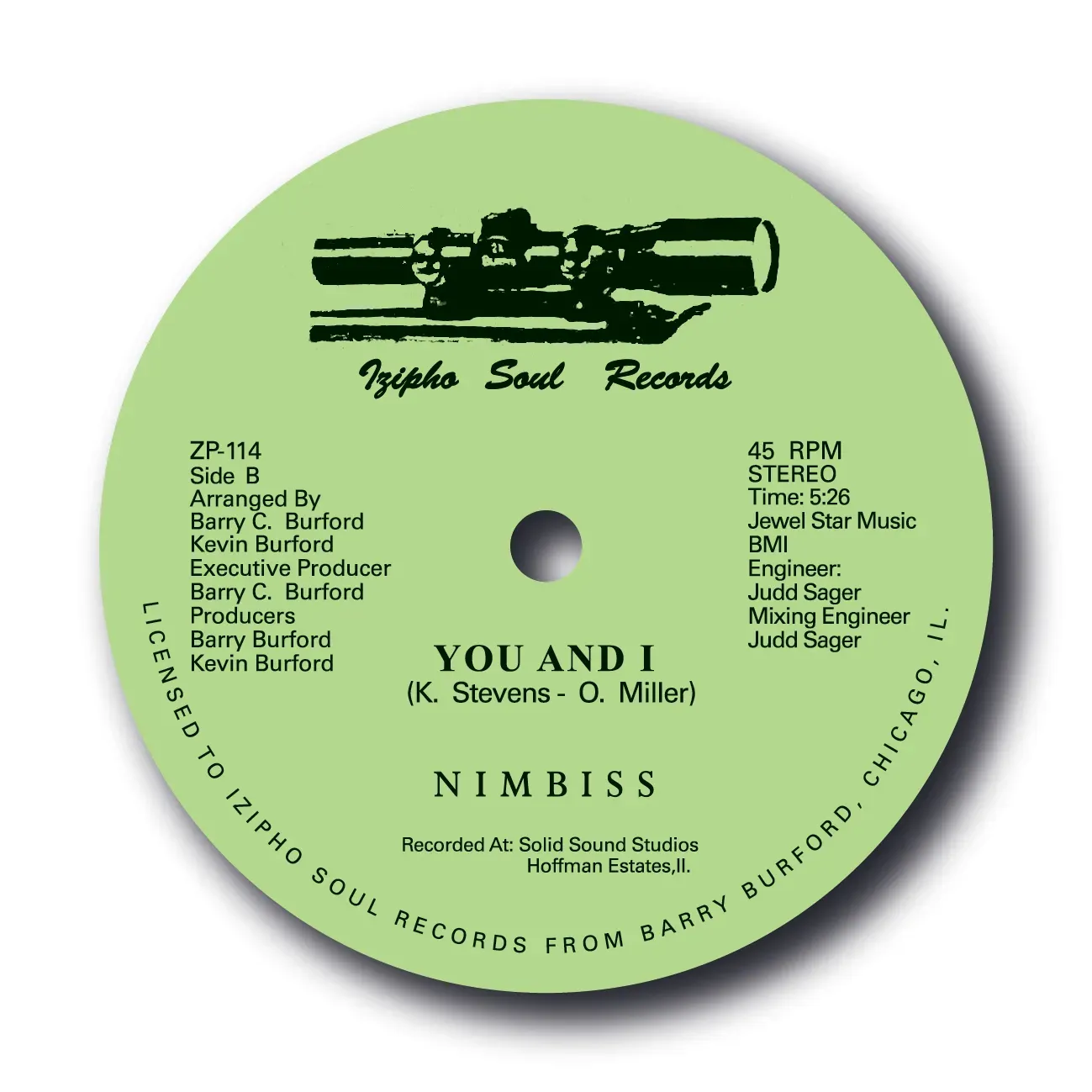 Nimbiss - Paradise / You And I | Izipho Soul (ZP-114) - main