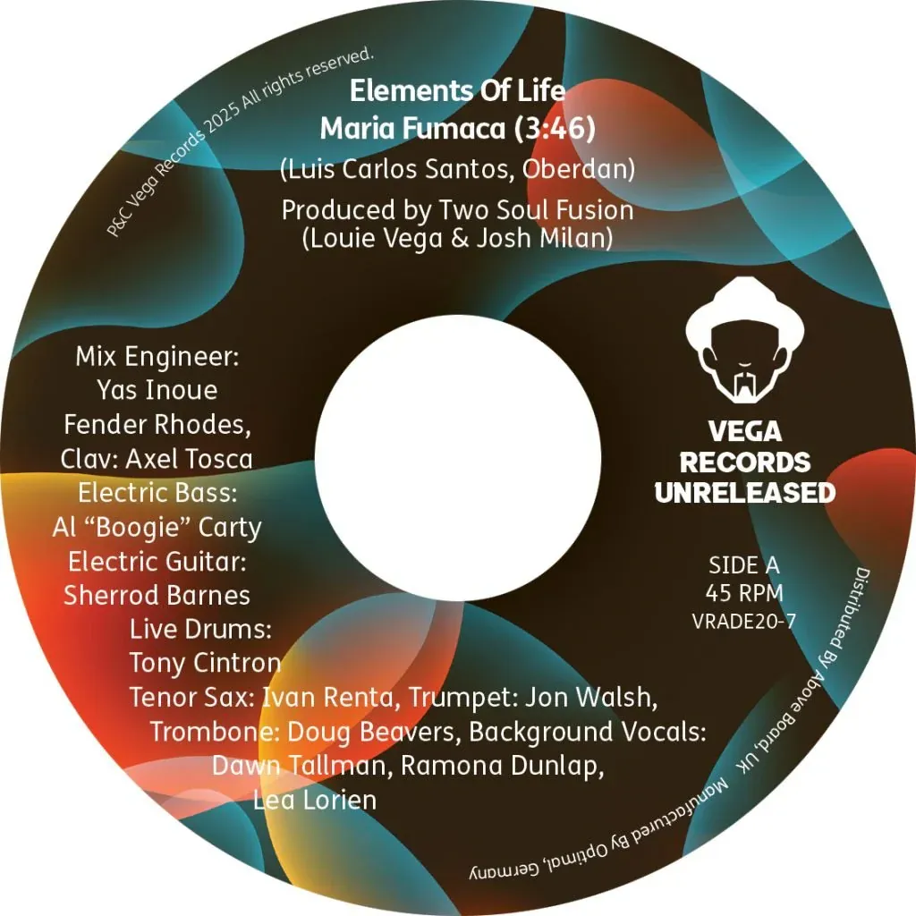 Elements Of Life - Maria Fumaca / Giant Steps (Tito Puente Tribute) | Vega Records (VRADE20-7) - main