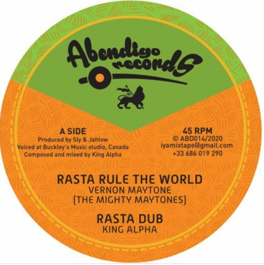 Vernon Maytone / Prince Alla - Rasta Rule The World / Faith Can Move Mountain Rmx | Abendigo Records (ABD014) - 2 Vernon Maytone / Prince Alla - Rasta Rule The World / Faith Can Move Mountain Rmx | Abendigo Records (ABD014) - 2