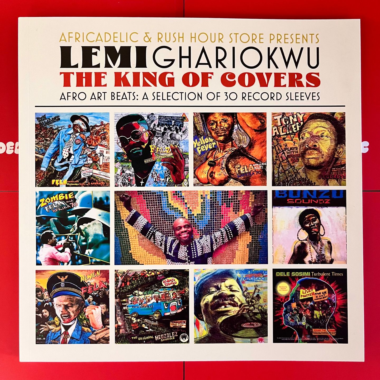 	AFRICADELIC & RUSH HOUR STORE PRESENT LEMI GHARIOKWU- THE KING OF COVERS - Afro Art Beats: A selection of 30 record sleeves