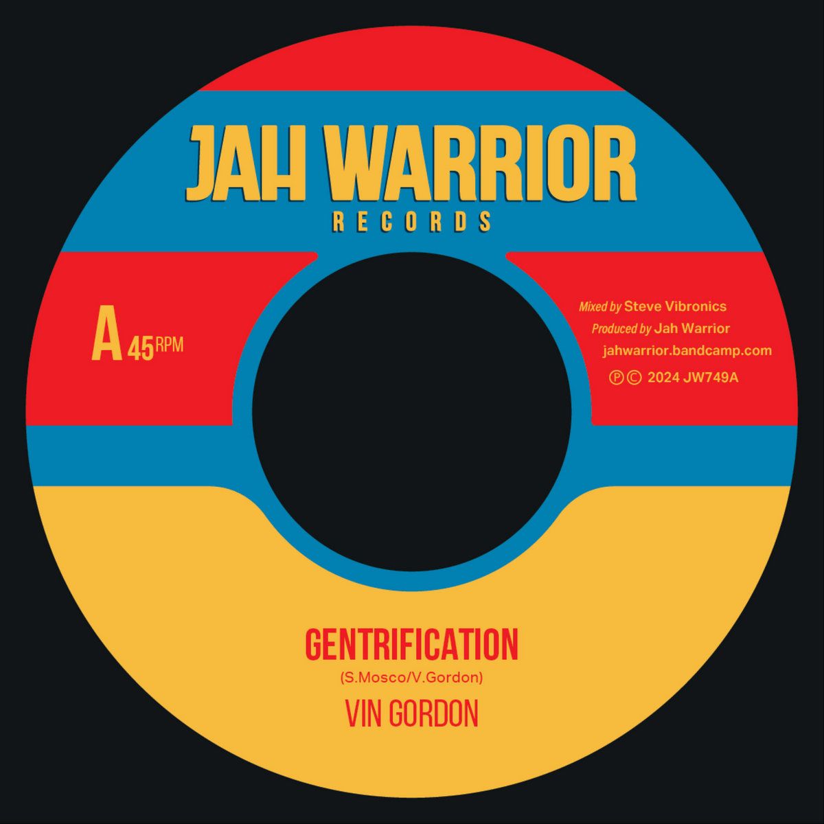 Vin Gordon - Gentrification | Jah Warrior Records (JW749)
