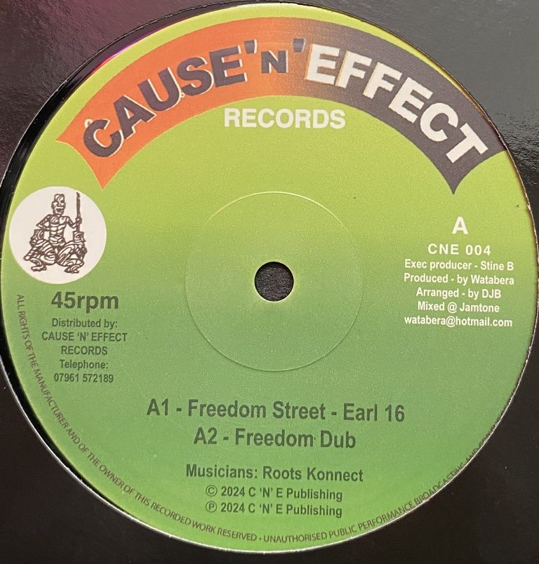 Earl Sixteen - Freedom Street | Cause 'n' Effect (CNE004)