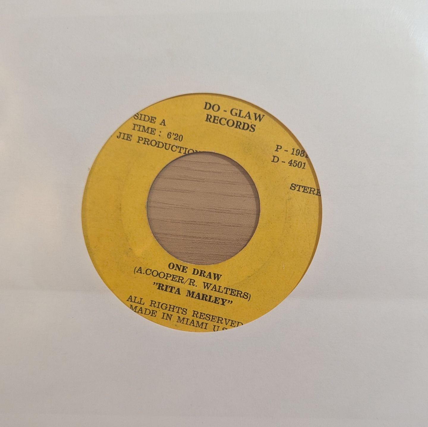 Pam Hall  &  Jackie Paris - Stay Here & Love Me / One Draw | Do Glaw Records ()