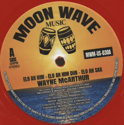 Wayne McArthur  &  Lizzi Bee - Elo Ah Him / Dub Chalice | Moon Wave Music (MWM-US-030)