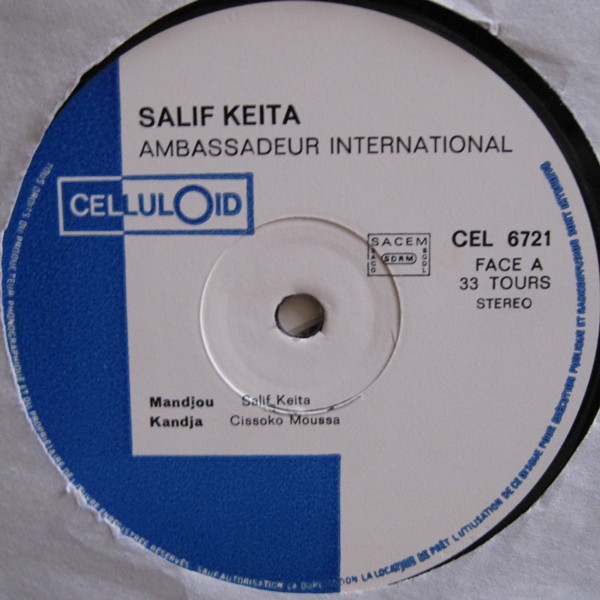 Salif Keita  &  Ambassadeur International - Mandjou | Celluloid (CEL 6721) - 3
