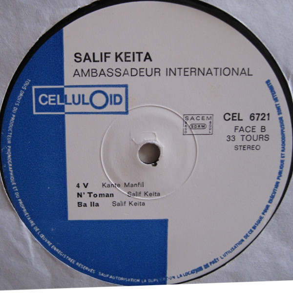 Salif Keita  &  Ambassadeur International - Mandjou | Celluloid (CEL 6721) - 4
