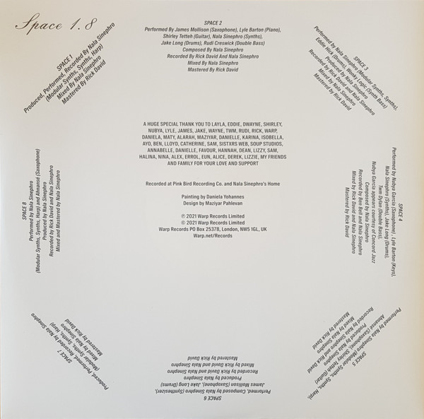 Nala Sinephro - Space 1.8 | Warp Records (WARPLP324) - 6 Nala Sinephro - Space 1.8 | Warp Records (WARPLP324) - 6