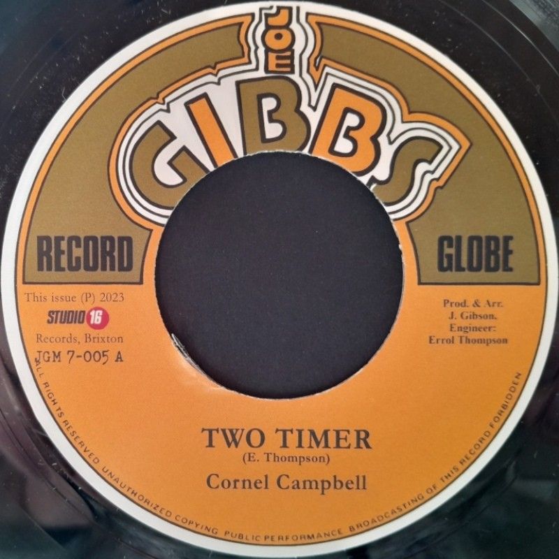 Cornel Campbell - Two Timer | Joe Gibbs Record Globe (JGM7005) - main Cornel Campbell - Two Timer | Joe Gibbs Record Globe (JGM7005) - main