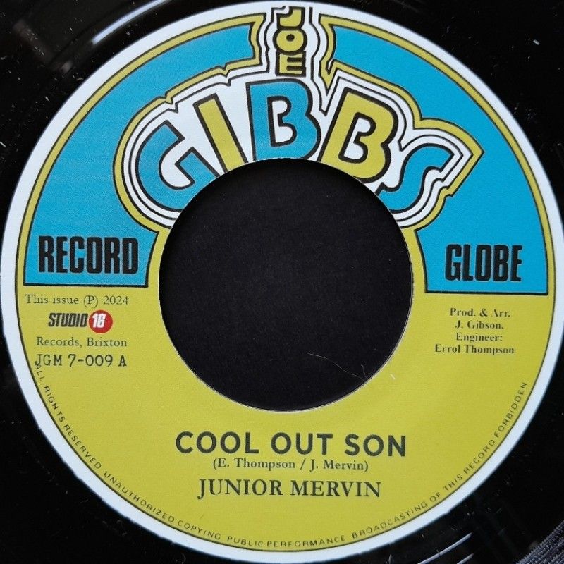 Junior Murvin - Cool Out Son | Joe Gibbs Record Globe (JGM 7-009)