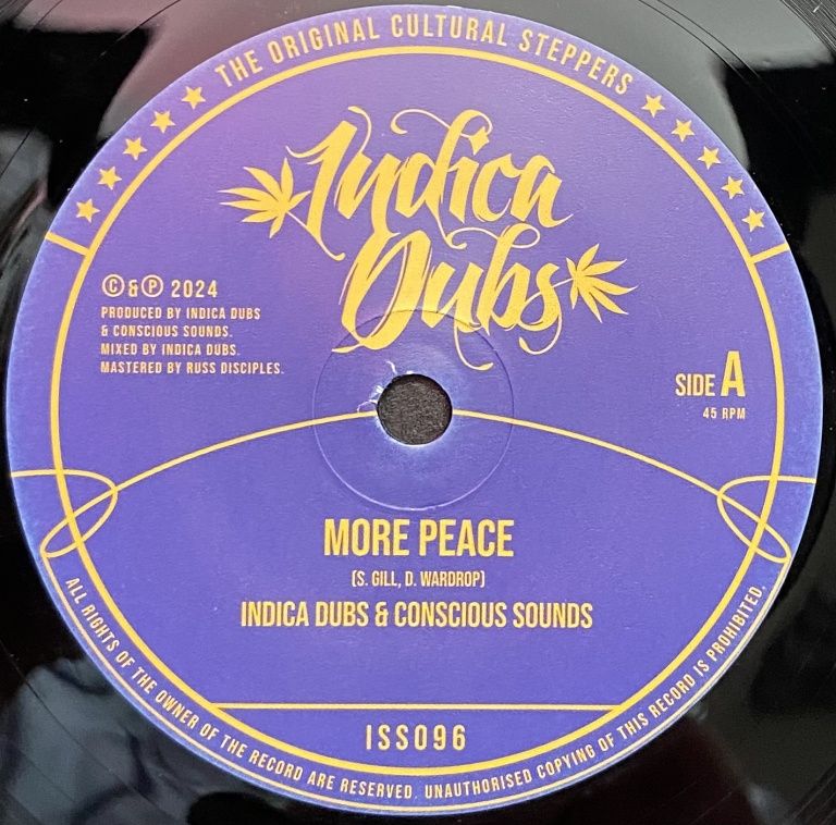 Indica Dubs  &  Conscious Sounds - More Peace | Indica Dubs (ISS96)