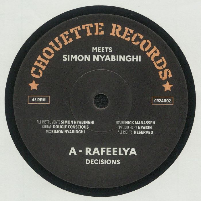 Rafeelya - Decisions | Chouette Records (CR24002) - main Rafeelya - Decisions | Chouette Records (CR24002) - main