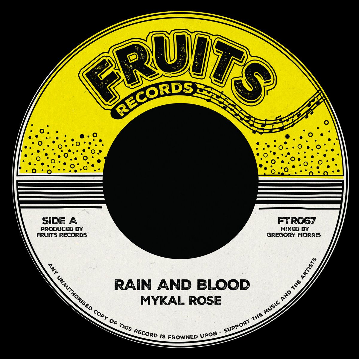 Michael Rose / The 18th Parallel Meets Topp Brass - Rain And Blood / Red Sky | Fruits Records (FTR067)