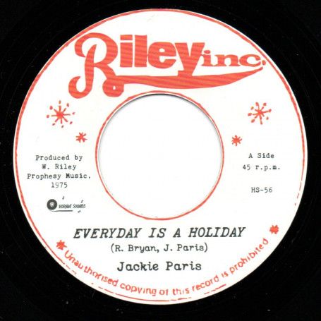 Jackie Paris - Everyday Is A Holiday | Riley Inc. (-)