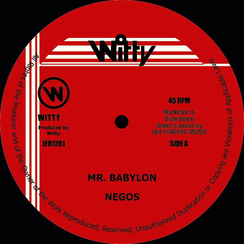 Negus - Mr. Babylon | Witty (JFR1281) - main Negus - Mr. Babylon | Witty (JFR1281) - main