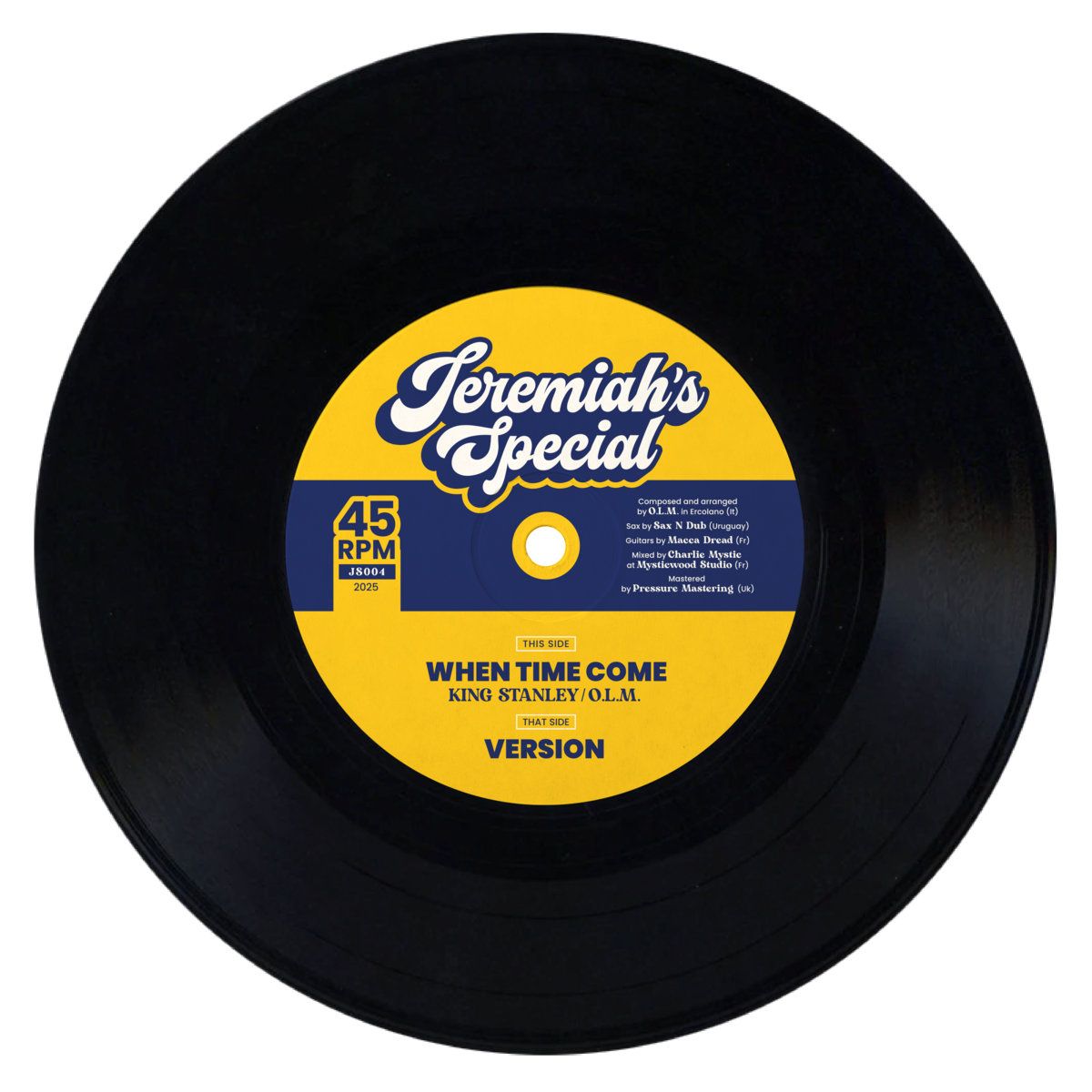 King Stanley , O.L.M. - When Time Come | Jeremiah's Special (JS004) - main