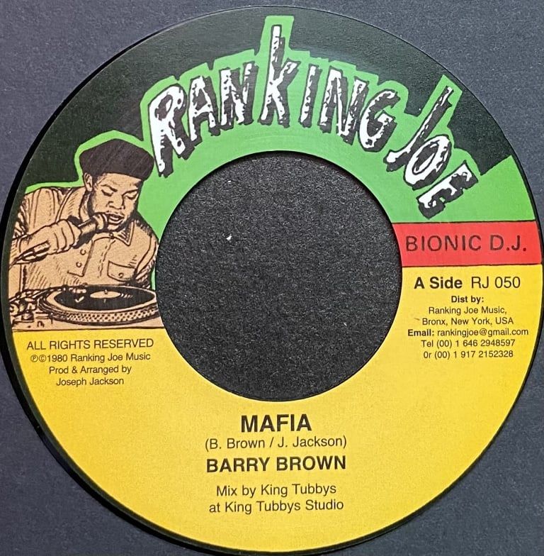Barry Brown - Mafia | Ranking Joe Records (RJ 050) - main