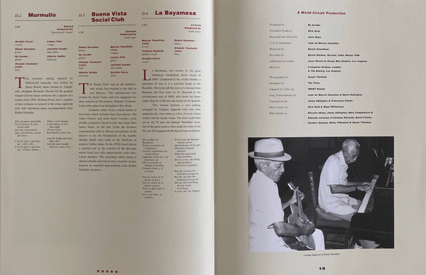 Buena Vista Social Club - Buena Vista Social Club | World Circuit (WCV050) - 17 Buena Vista Social Club - Buena Vista Social Club | World Circuit (WCV050) - 17