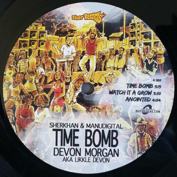 Sherkhan & Manudigital , Devon Morgan Aka Likkle Devon - Time Bomb | Tiger Records (TIGEREU006) - 3 Sherkhan & Manudigital , Devon Morgan Aka Likkle Devon - Time Bomb | Tiger Records (TIGEREU006) - 3