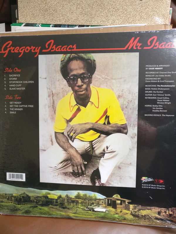 米LP Gregory Isaacs Mr. Isaacs VP4201 17 North Parade/VP /00280 Mr. Isaacs - Gregory Isaacs - VP Reggae