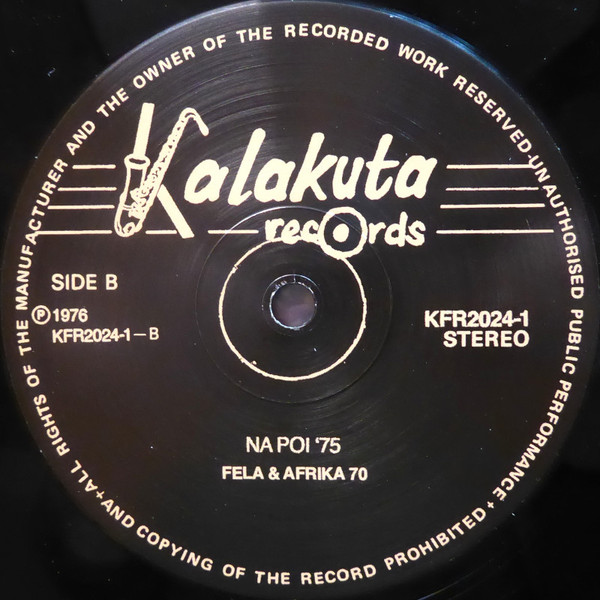 Fela Anikulapo Kuti & Afrika 70 - Yellow Fever | Knitting Factory Records (KFR2024-1) - 4