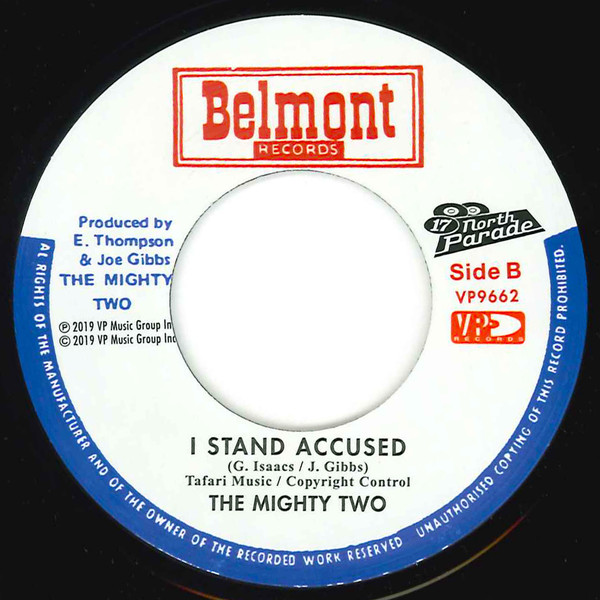 Gregory Isaacs / Mighty Two - Babylon Too Rough / I Stand Accused | Belmont Records (VP9662) - 4 Gregory Isaacs / Mighty Two - Babylon Too Rough / I Stand Accused | Belmont Records (VP9662) - 4