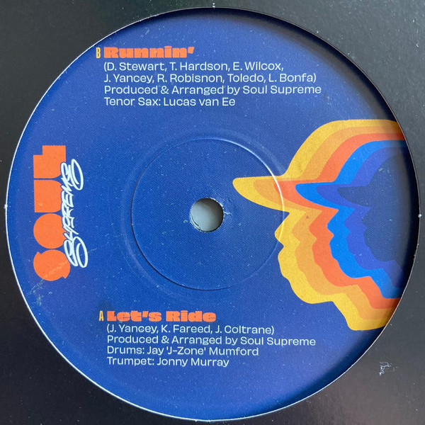 洋楽 SOUL SUPREME Let's Ride / Runnin' 7inch Soul Supreme - Let's Ride / Runnin' | Soul Supreme Records