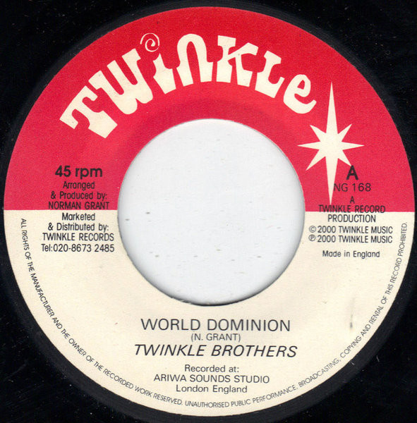 Twinkle Brothers - World Dominion | Twinkle Music (NG 168) - main Twinkle Brothers - World Dominion | Twinkle Music (NG 168) - main