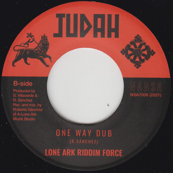 Linval Thompson / Lone Ark Riddim Force - One Way Left / One Way Dub | Nansa (NSA7-006) - 2