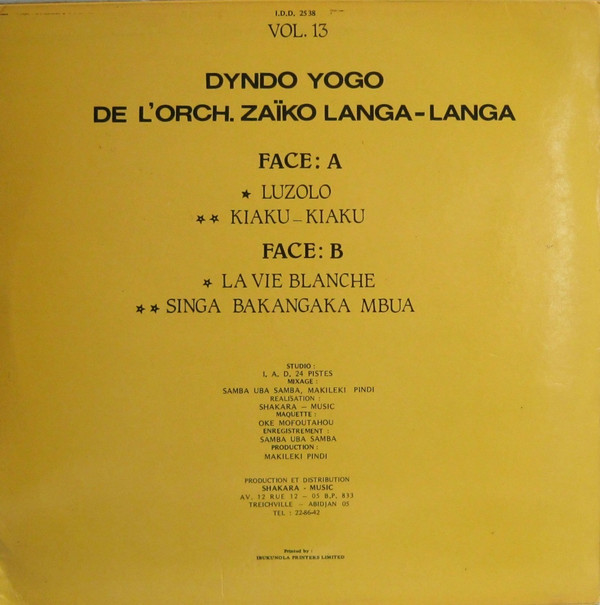 Vol. 13 - Luzolo