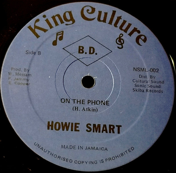 Howie Smart - Tune In / On The Phone | King Culture (NSML-002) - 3 Howie Smart - Tune In / On The Phone | King Culture (NSML-002) - 3