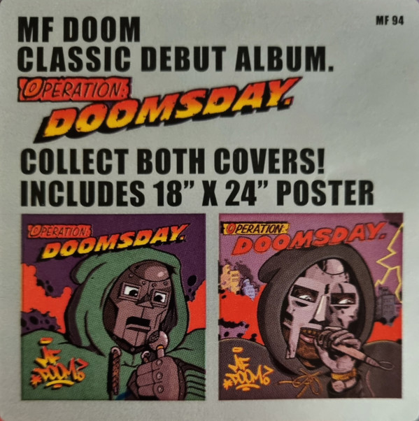 MF Doom - Operation: Doomsday | Metal Face Records (MF 93 LP) - 3 MF Doom - Operation: Doomsday | Metal Face Records (MF 93 LP) - 3
