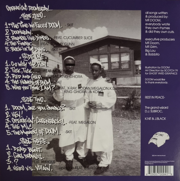 MF Doom - Operation: Doomsday | Metal Face Records (MF 93 LP) - 2 MF Doom - Operation: Doomsday | Metal Face Records (MF 93 LP) - 2