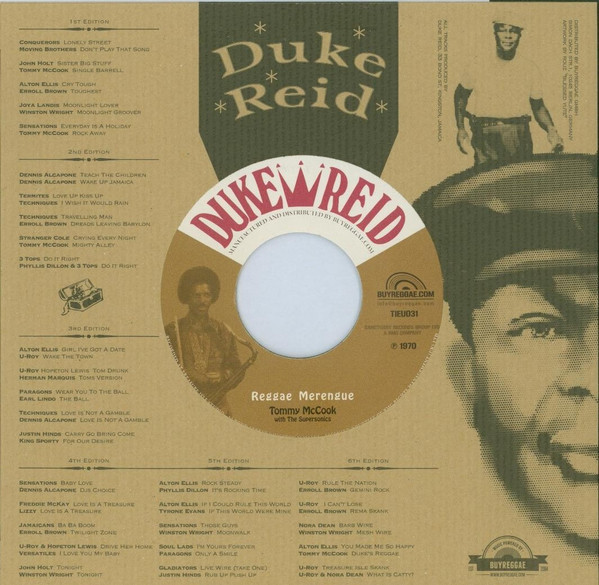 Alton Ellis / Tommy McCook - What Does It Take To Win Your Love / Reggae Merengue | Duke Reid (TIEU031) - 3