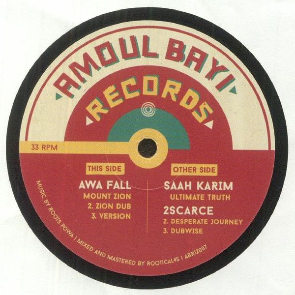 Awa Fall & Saah Karim & 2Scarce - Mount Zion / Ultimate Truth | Amoul Bayi Records (ABR12007) - main Awa Fall & Saah Karim & 2Scarce - Mount Zion / Ultimate Truth | Amoul Bayi Records (ABR12007) - main