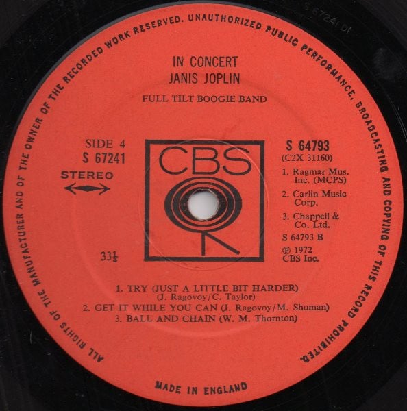 Joplin In Concert