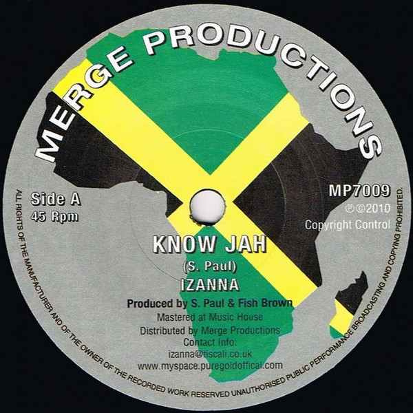Izanna - Know Jah  | Merge Productions (MP7009)