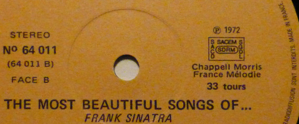 The Most Beautiful Songs Of Frank Sinatra