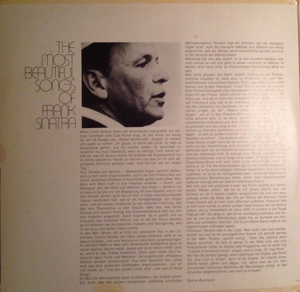 The Most Beautiful Songs Of Frank Sinatra