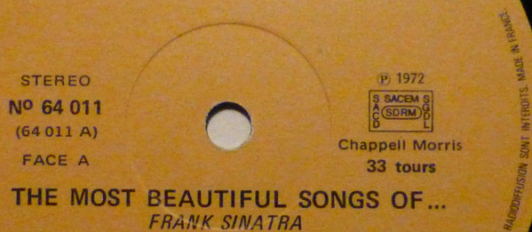 The Most Beautiful Songs Of Frank Sinatra