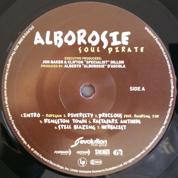 Alborosie - Soul Pirate | Evolution Music Group (EVLP012) - 4 Alborosie - Soul Pirate | Evolution Music Group (EVLP012) - 4