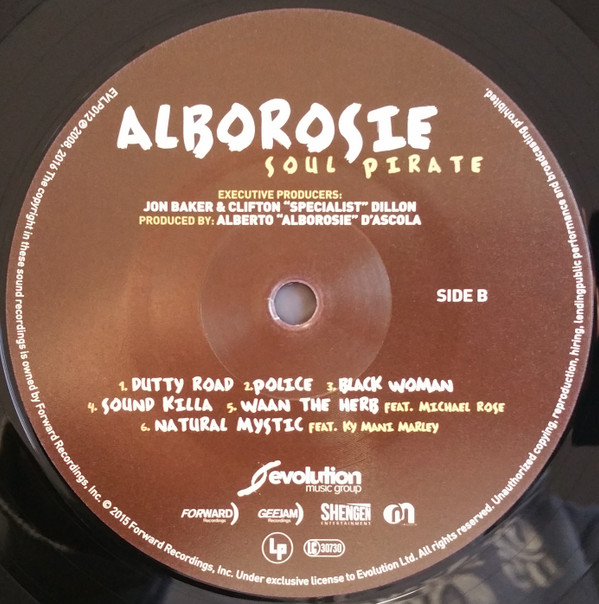 Alborosie - Soul Pirate | Evolution Music Group (EVLP012) - 5 Alborosie - Soul Pirate | Evolution Music Group (EVLP012) - 5