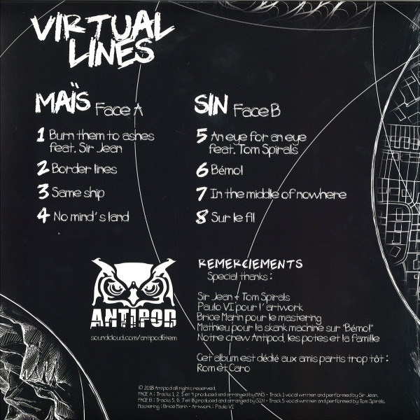 Maïs , Sin - Virtual Lines | Antipod Records (AR03/1) - 4 Maïs , Sin - Virtual Lines | Antipod Records (AR03/1) - 4