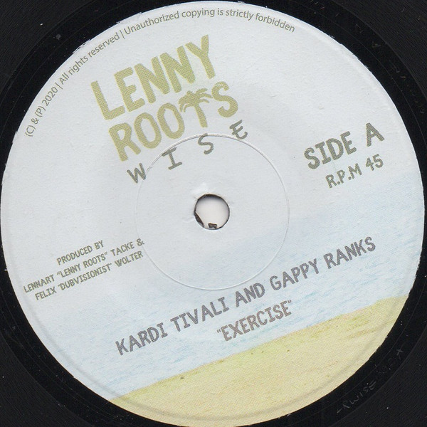 Kardi Tivali , Gappy Ranks - Exercise | 11-7 Records (LRWISE002) - main