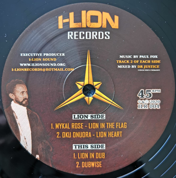 Michael Rose - Lion In The Flag | I Lion Records (ILR004) - main