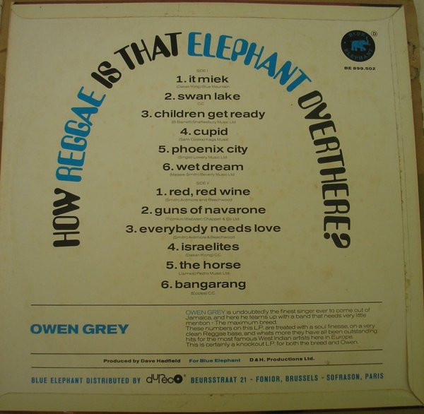 How Reggae Is That Elephant Overthere?
