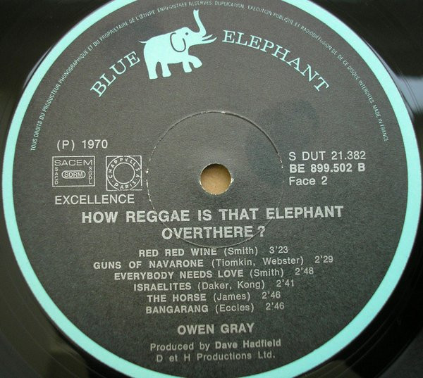 How Reggae Is That Elephant Overthere?