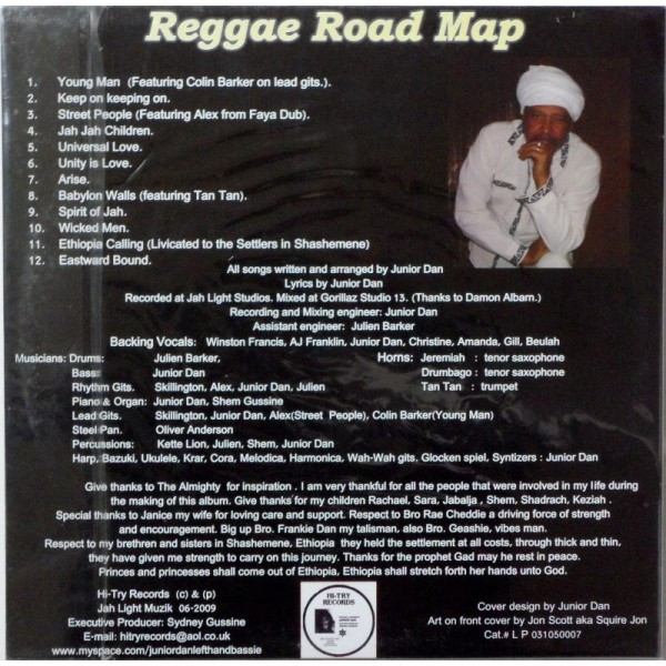 Reggae Road Map