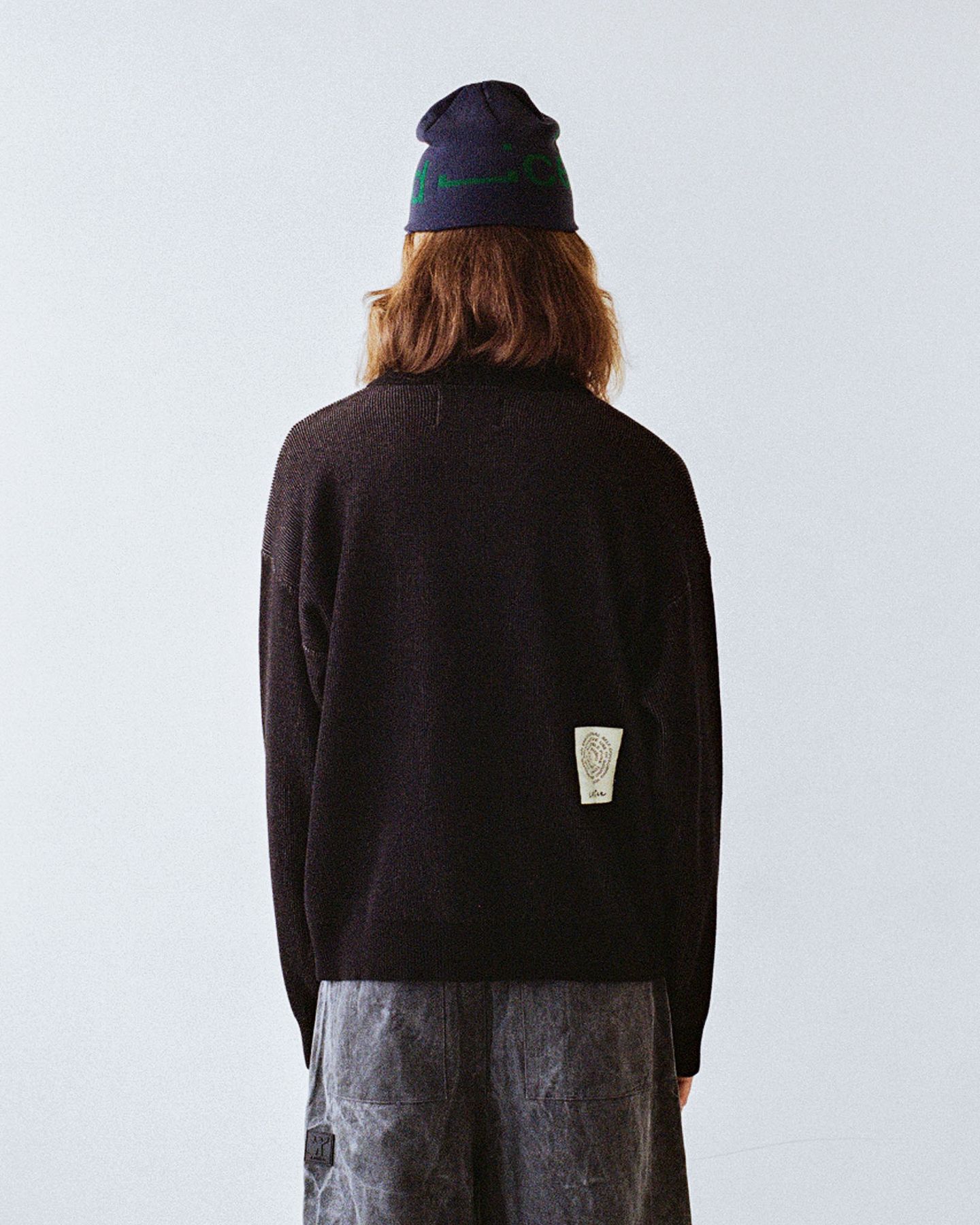 Therapy Ribbed Knit Sweater | Charcoal