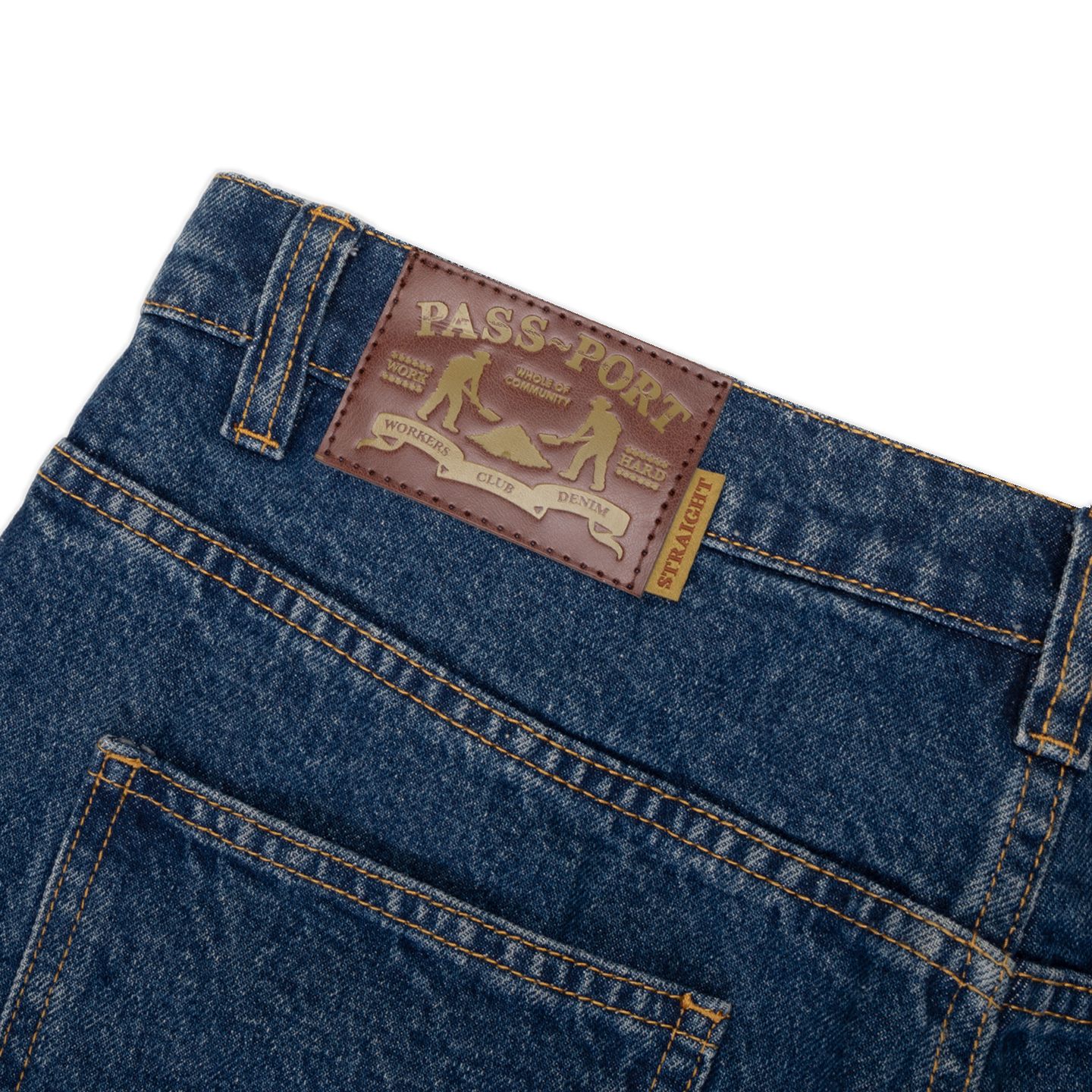 Workers Club Straight Leg Jean | Washed Dark Indigo