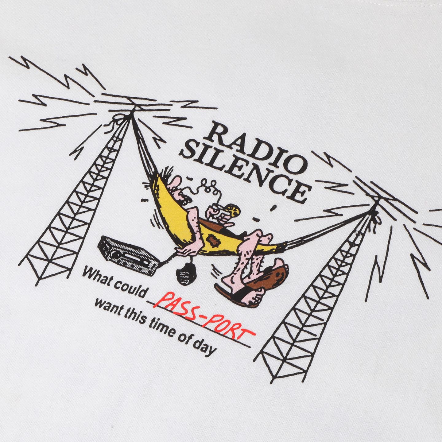 Radio Silence Tee | White